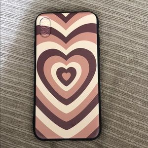 Indie Brown heart phone case